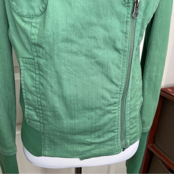 Anthropologie Tulle Green Jacket Size M - Picture 7 of 17